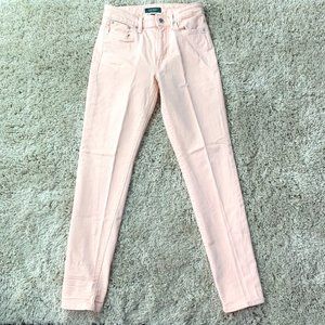 Lauren Ralph Lauren Light Pink Skinny Jeans